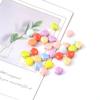 Simples Cor Cerâmica Contas Superfície Peixe Flor de Cinco Pétalas Contas Diy Feito à Mão Pulseira de Contas Acessórios Decorativos