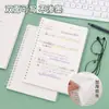 Cuaderno Creativo A5 Pegado Suave Espiral Estudiante B5 Engrosado Cuadriculado Rayado Oficina Bloc de Notas en Blanco Venta al por Mayor