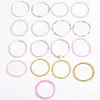 Pulsera Bohemia de Conchas de Color Contrastante y Perlas de Arroz de Nuevo Estilo Transfronteriza Europea y Americana Conjunto de Pulseras de Perlas de Arroz Multicapa de Moda y Versátil