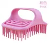 Cepillo Masajeador para Champú Hueco Doméstico High-Crane-Top, Doble Uso para Mojado y Seco, Limpia el Cuero Cabelludo y Cuida el Cabello