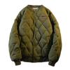 Estilo Americano Retro Invierno Forma de Diamante Enrejado Bordado Estándar Cálido Ropa Acolchada de Algodón Hombres Ins Estilo Hong Kong Pareja Casual Todo Fósforo Engrosado Abrigo Acolchado de Algodón