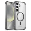 Funda magnética transparente para teléfono Samsung S26Ultra con carga inalámbrica S25Edge, funda protectora de cuatro esquinas anticaídas