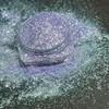 Vidrio Fantasma de Grado Cosmético Sustrato Recubierto de Plata Sombra de Ojos Maquillaje Polvo Iluminador Uñas con Brillo Pegamento para Joyería Polvo Brillante Polvo de Mariposa