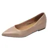 Zapatos que aumentan la altura interior, Zapatos de vestir versátiles de estilo coreano con boca poco profunda, Tacones altos de punta fina, Zapatos de mujer slip-on de nuevo estilo para principios de otoño, Zapatos de estilo francés