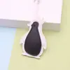Pinguim de Desenho Animado de Couro da Moda e Simples, Pingente de Couro para Bebê para Bolsas e Roupas, Recheado com Algodão