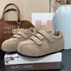 Zapatos Birkenstock completamente cerrados para mujer 2026 otoño nueva llegada estilo popular retro súper popular suela gruesa aumento de altura oculto cabeza grande mocasines pan