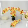 Película 3D Individual Flor de Faisán 7 Flores Regalo de San Valentín Ramo Artificial de Mano Decoración de Flores Artificiales Arreglo Floral