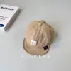 Gorro suave de algodón y lino para bebé, gorra fina tipo visera para primavera-verano con visera suave, protección solar para niños y niñas