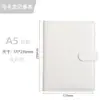 Cuaderno de Hojas Sueltas Transfronterizo Cuaderno de Cuero Suave Pu A6 Set de Cuadernos Creativos Bloc de Notas Pequeño Portátil