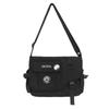 Nova Bolsa Transversal para Homens, Bolsa Mensageira de Lona Estilo Japonês da Moda para Estudantes, Bolsa de Ombro Casual Versátil para Mulheres