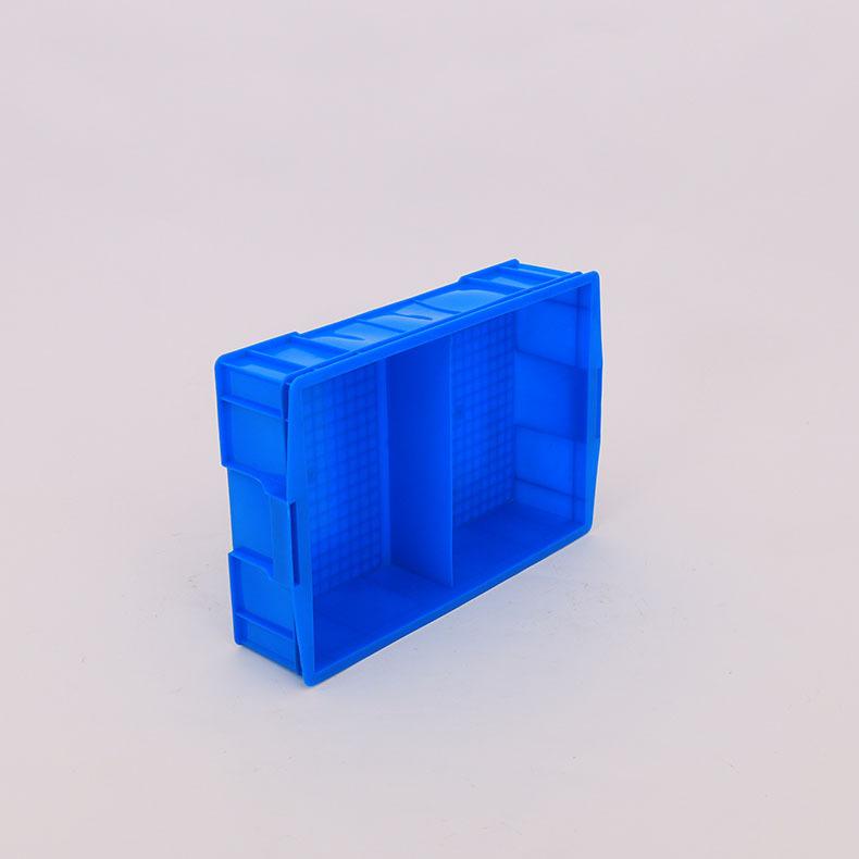 塑料大二格周转箱 塑料二分格箱590*385*14