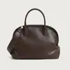 2026 Nueva Bolsa de Bolos para Mujer, Bolso Cruzado de Hombro Moderno, Textura de Alta Calidad, Bolso de Mano Color Café, Estilo Simple