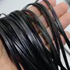 Corda de couro fina material corda de couro artesanal colar de corda de couro tira de couro PU corte tira cinto de pistola roupas de bebê corda de pulseira trançada