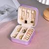 Caja de Joyería Retro de Terciopelo Multicolor Portátil Transfronteriza Mini de Lujo Ligero para Aretes Aretes Joyería de Mano Caja de Almacenamiento