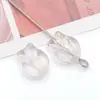 Hojas de Vidrio Degradado, Tulipanes, Rosas Accesorios para Joyería DIY, Cuentas Sueltas de Perforación Directa, Colgantes para Pulseras, Accesorios para el Cabello, Pétalos