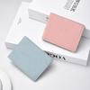 Licencia de conducir Este conjunto de funda para tarjeta 2024 Nueva PU Color sólido Sin logotipo Funda de cuero para licencia de conducir Bolsa para tarjetas para mujer Funda para tarjetas Bolsa para certificados