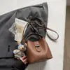 Moda Primaveral 2026 Bolso Elegante Bolso Cubo Bolso Cesta Bolso de Mano Sencillo Bolso Bandolera