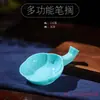 Pedra de Tinta Wei Zhuang com Tampa Estudantes Adultos Pedra de Tinta para Caligrafia Tanque de Tinta Mar de Tinta Bandeja de Tinta Cartucho de Tinta Quatro Tesouros do Estudo