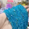 Cuentas Triangulares de Hielo Triturado 4-6mm Hilos Triangulares Cuentas Sueltas Irregulares Cuentas para Joyería Hecha a Mano DIY Accesorio para Collar