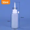 40 50 100ml Garrafa Aplicadora de Selante Autonivelante, Garrafa com Bico Pontiagudo, Garrafa Dosadora, Garrafa Plástica, Garrafa de Cola