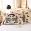 Nuevo juego de fundas de almohada domésticas gruesas de ocho capas, apto para todas las estaciones, hecho de algodón