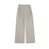 Pantalones de maternidad 2026 modelos de primavera, otoño, invierno, forrados de polar, nuevo cordón, sin soporte abdominal, pantalones de maternidad de pierna ancha