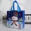 Sacos de Presente Série de Natal do Fabricante Tecido Não Tecido Sacos de Presente de Aniversário para Jardim de Infância Sacos de Presente de Natal Dopamina