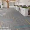 Alfombra Cuadrada de Oficina Patchwork Engrosada Comercial Insonorizada Sala de Billar PVC No Tejido Respaldo de Asfalto Fija, Hecha