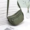 Bolsa de Nylon Impermeável Leve Transfronteiriça Mochila Casual para o Dia a Dia Nova Bolsa de Ombro Grande Capacidade Bolsa Transversal Feminina Formato Bolinho