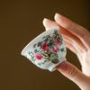 Xícara de Chá de Porcelana Azul e Branca Estilo Antigo para Uso Doméstico, Xícara Mestra de Cerâmica, Conjunto Único de Chá Kung Fu, Estilo Retrô