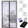 Cortina de Puerta Magnética Antimosquitos Cortina de Puerta Mosquitera Puerta Ventana Cortina de Puerta Antimosquitos Cortina de Puerta sin Perforaciones Cortina Refugio Dormitorio Cortina de Puerta Verano
