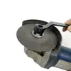 Llave para amoladora angular, herramienta de desmontaje negra de cuatro puntas engrosada, accesorio de ajuste de disco de lijado, plato de presión, herramienta de reparación de disco de sierra