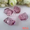 Paquete de Materiales para Pendientes Hechos a Mano DIY Acrílico 19X28mm Asimétrico Cristal de Imitación Cubito de Hielo Cuentas Sueltas Accesorios