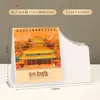 Calendario de Escritorio de Cuero Nuevo Personalizado Año 2025 de la Serpiente Adorno de Calendario de Escritorio Creativo para Empresas Regalo