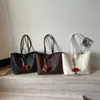 Bolso de mano tejido con patrón retro transfronterizo para mujer, nuevo bolso de hombro de gran capacidad de moda para principios de otoño de 2026, bolso tote para el trabajo