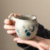 Fabricante de Taza Fair de Mango Lateral de Panda Pintada a Mano Gris Planta Cerámica Divisor de Té para el Hogar Mar de Té Juego de Té Kung Fu Piezas de Repuesto