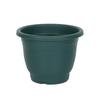 Nova varanda redonda grande vaso de flores resina engrossado vaso de mudas vermelho imitação de argila jardinagem bacia de galão de plástico