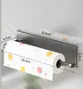 Plástico Filme, Porta-Papel Toalha Doméstico de Restaurante, Suporte Criativo de Papel Toalha para Cozinha, Suporte Vertical