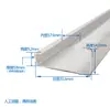 Estándar Nacional Tarjeta de Aluminio Oxidación Fija C45 Carril DIN Forma de U 1.0 Espesor TH35-7.5MM Interruptor Automático Miniatura Carril de Tarjeta Eléctrica de Aluminio Perfil de Aluminio