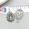Set Mixto de 80 Accesorios de Halloween: Colgantes de Calabaza, Calavera, Murciélago, Bruja, Accesorios para Adornos DIY, Materiales para Pendientes