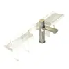 Estante de Almacenamiento para Baño en Casa, Grifo de Pared, Estante de Almacenamiento para Fregadero sin Taladro