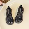 Zapatos de Cuero para Niñas 2026 Primavera y Otoño Nuevo Estilo Nueva Tendencia China Moda Zapatos Negros de Rendimiento Suela Suave Zapatos de Princesa para Niños