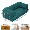 Sofá Comprimido Todo Lavável Veludo Sofá-cama Dobrável Preguiçoso Sofá Comprimido