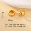 Prata 925 Banhada a Ouro Contas Espaçadoras com Mantra de Seis Palavras Acessórios para Joias DIY para Pulseiras e Colares
