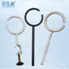 Pinza para matraz Pinza para vaso de precipitados Pinza para tubo de ensayo Pinza cruzada Anillos de hierro grandes y pequeños Pinzas para crisol Soporte de base cuadrada de acero inoxidable Soporte de hierro