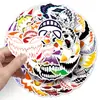 50 Pegatinas de Graffiti de Expresión de Cara de Fantasma Personalizadas Transfronterizas Horror Halloween Decoración Guka Pegatinas para Patineta Equipaje