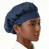 Gorra de trabajo de malla transpirable para mujer, gorra a prueba de polvo para cocina, restaurante, fábrica de alimentos, gorra de higiene para taller de fábrica, unisex al por mayor