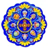 Imán Magnético para Refrigerador Cultural y Creativo Mandala de los Ocho Tesoros Auspiciosos Ocho Auspiciosos Tíbet Pintura Decorativa Thangka Pintada a Mano Regalo Souvenir
