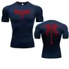 Comércio Exterior Base Camada para Corrida Treinamento na Academia Masculina Respirável Absorvente de Suor Elástica Calça Legging Camiseta Esportiva de Secagem Rápida