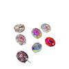 Popular en línea huevo de paloma diamante broca para uñas joyería Diamante Súper Brillante denier fondo puntiagudo forma especial diamante ovalado rectangular para pegar en la uña Diamante